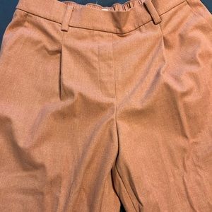 Pink Loft brushed flannel pull- on pants size LP